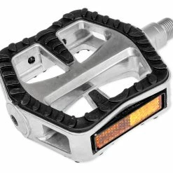 Flyer E-bike Pedals Wellgo LU-214B Silver